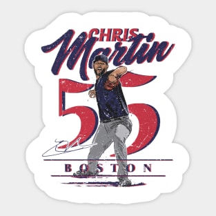 Chris Martin Boston Classic Sticker